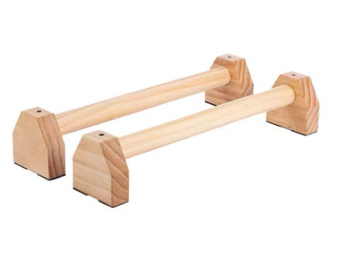 Wooden parallel bars